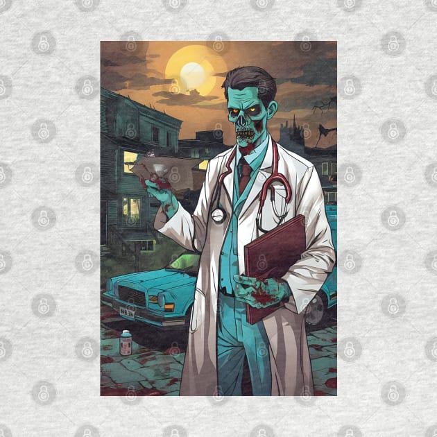 Zombie doctor by Spaceboyishere